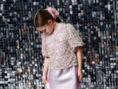 Name It corsage paillet festtop